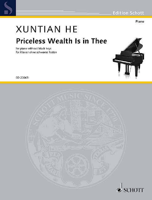 Priceless Wealth Is in Thee, for piano without black keys, Separate edition