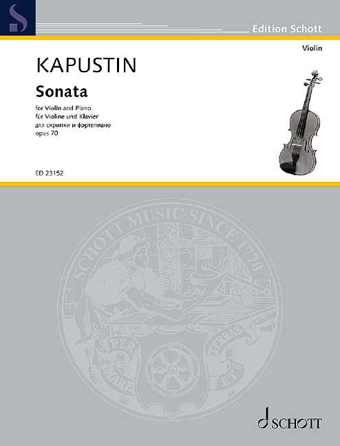 Sonata op. 70, for violin and piano