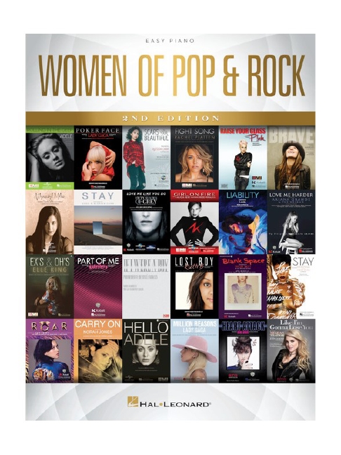 Women of Pop & Rock - 2nd Edition, for piano, lyrics