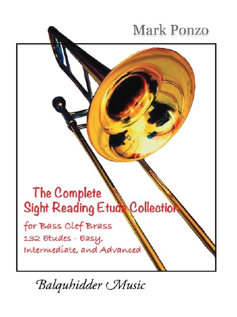 Complete Sight Reading Etude Collection, for brass instrument in Bass Clef