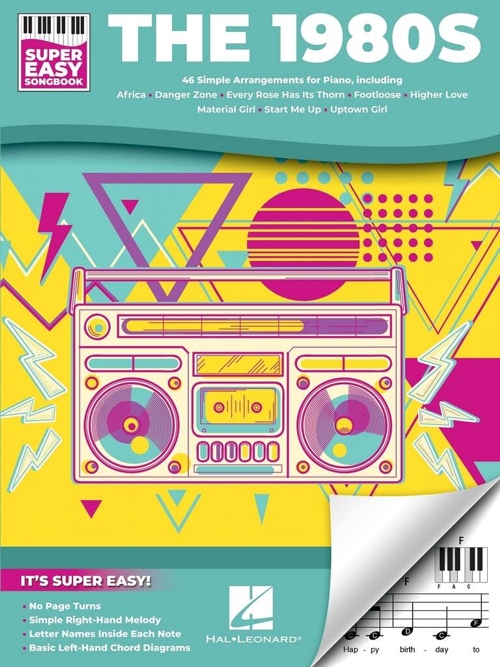 The 1980s - Super Easy Songbook, Piano