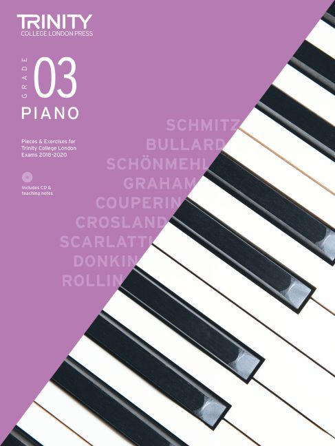 Piano Grade 3 book & CD 2018