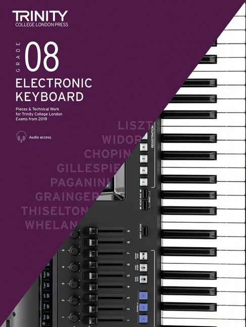 Electronic Keyboard Exam Pieces & Technical Work from 2019: Grade 8