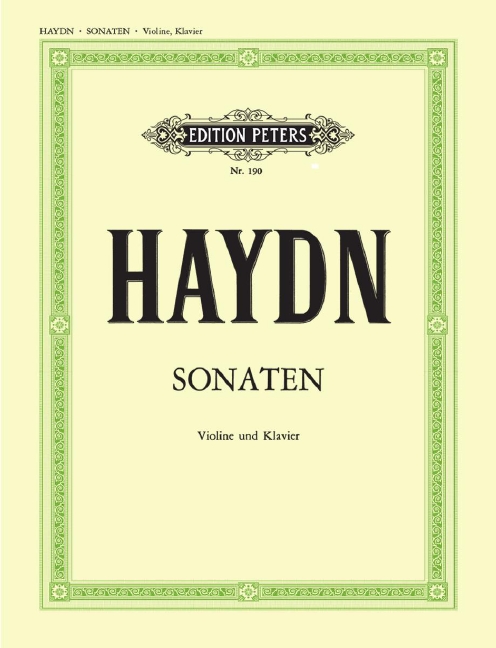 Sonaten, for violin and piano