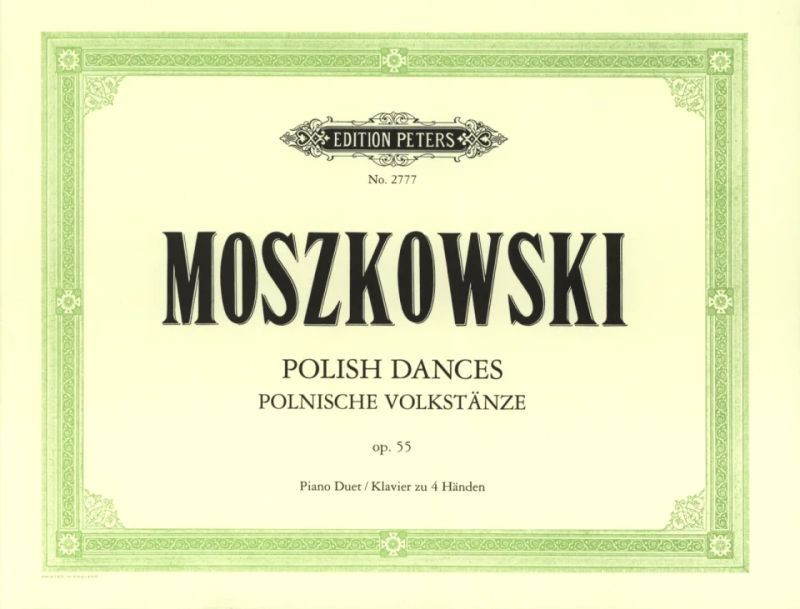 Polish Dances op. 55, for piano (4 hands), Performing score