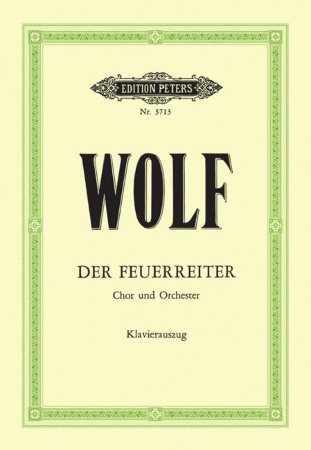 Der Feuerreiter, for mixed choir (SATB) and orchestra, Piano reduction