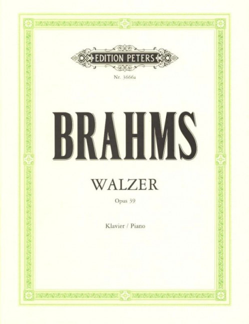 Walzer op. 39, for piano
