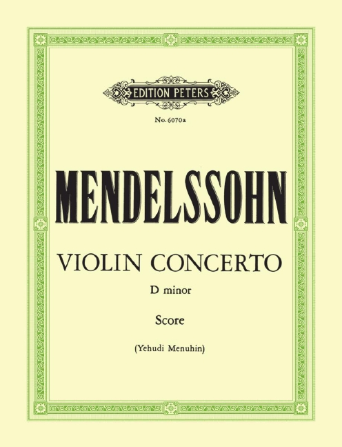 Konzert d-moll, for violin and string orchestra, Score