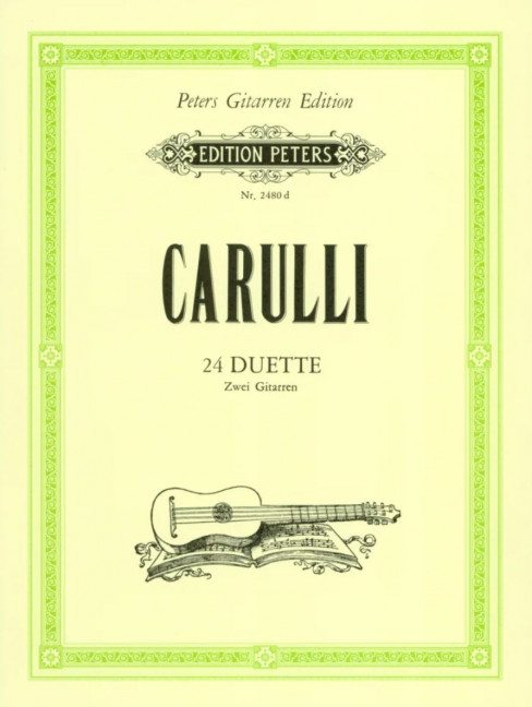 24 Duette, für zwei Gitarren, Performing score