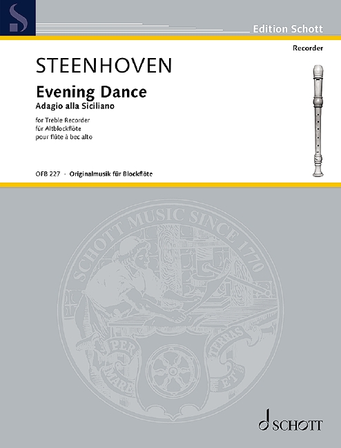 Evening Dance, for treble recorder