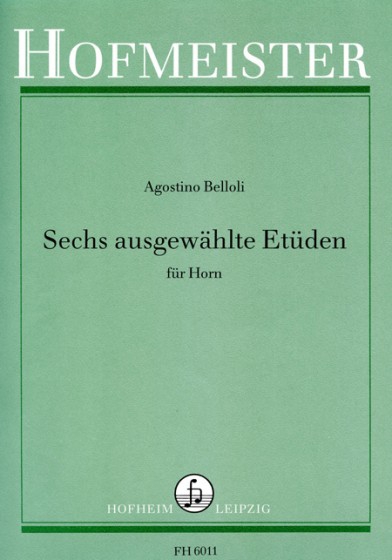 Sechs ausgewählte Etüden, for horn