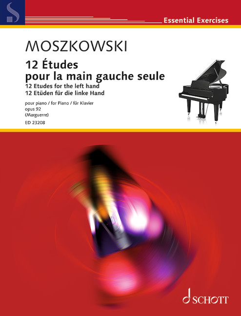 12 Etudes for the Left Hand op. 92, for piano