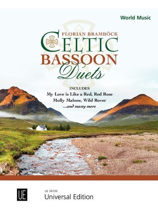 Celtic Bassoon Duets, 17 duet arrangements for middle grade players from Ireland, Scotland and Brittany, Performing score