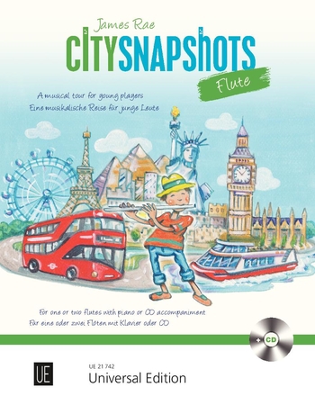 City Snapshots, A musical tour for young players, for 1-2 flutes with CD or piano accompaniment, Edition with play-along