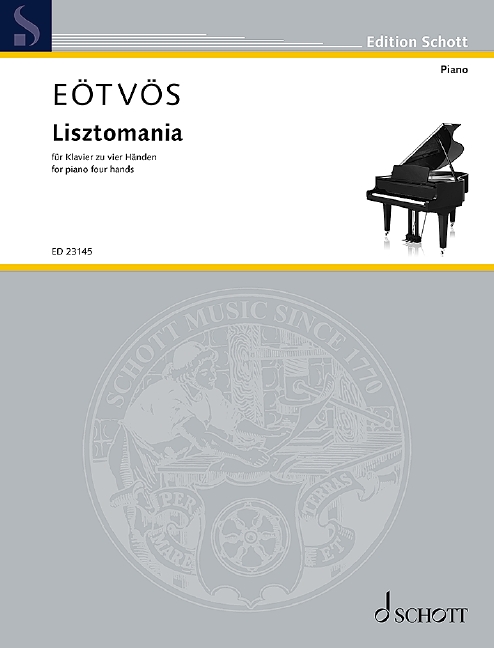 Lisztomania, for piano four hands, Separate edition