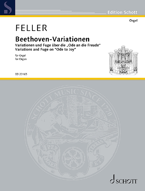 Beethoven Variations, Variations and Fuge on Ode to Joy, for organ