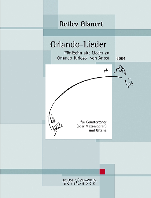 Orlando-Lieder, Fünfzehn alte Lieder zu "Orlando furioso" von Ariost, for countertenor (mezzo-soprano) and guitar
