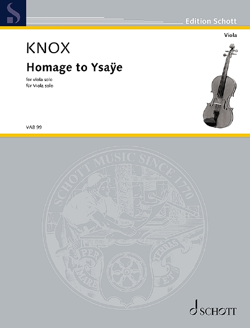 Homage to Ysaÿe, for viola solo