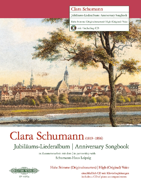 Clara Schumann Anniversary Songbook, for High (Original) Voice and Piano