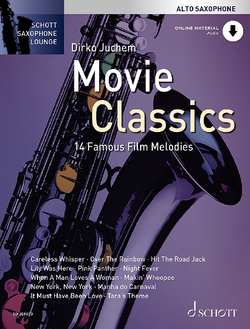 Movie Classics, 14 Famous Film Melodies, for alto saxophone