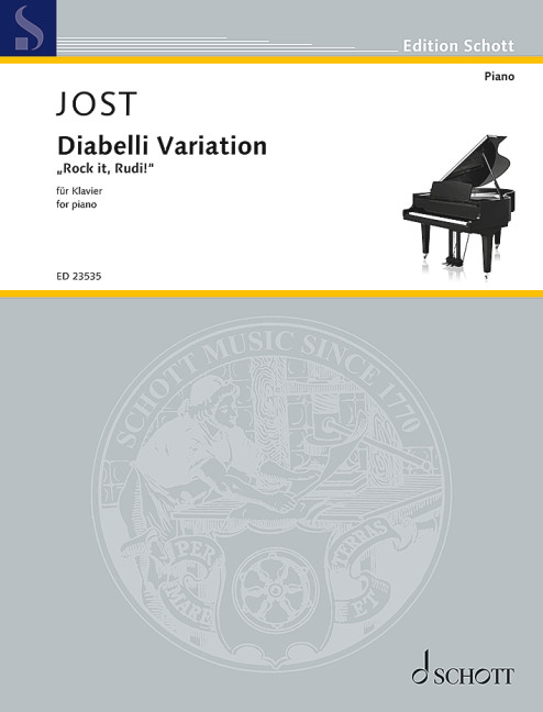 Diabelli Variation Rock it, Rudi!, für Klavier