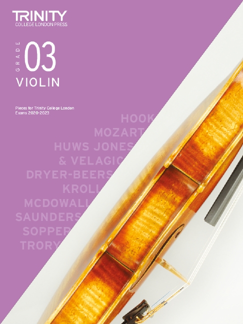 Violin Exam Pieces from 2020: Grade 3, for violin and piano, Score and part