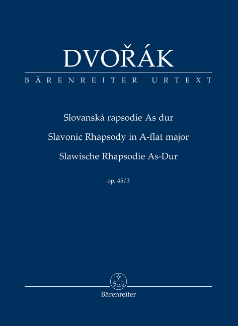 Slavonic Rhapsody in A-flat major op. 45/3, for orchestra, Study score
