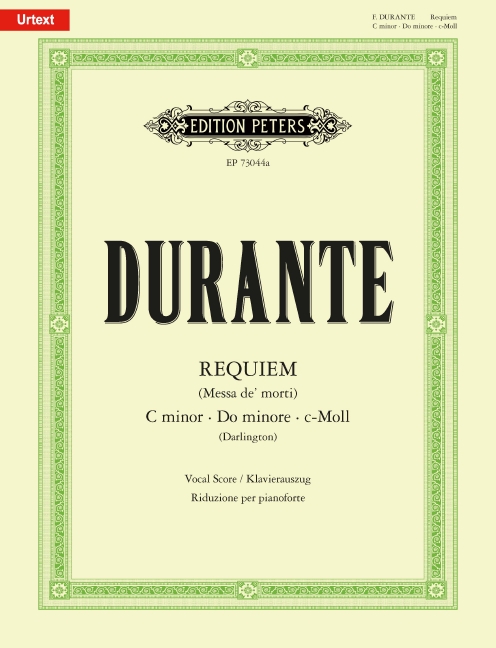 Requiem, Messa de? morti c minor, for SA (SSATB) soloists, SSATB ATB choir, piano, Piano reduction