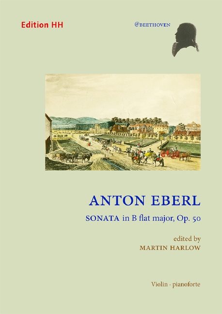 Sonata in B flat major op. 50, for violin and piano, Score and part