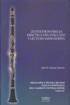 Iniciación y técnica de base para la enseñanza del Clarinete Sistema Boëhm, vol. III (nivel superior): 23 Estudios para la Práctica del Staccato y Lectura Manuscrita