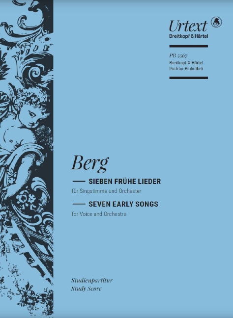 Seven Early Songs, for Voice and Orchestra, Study score