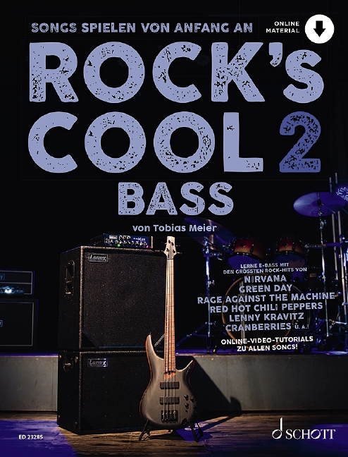 Rock's Cool BASS Vol. 2, Songs spielen von Anfang an, for electric bass