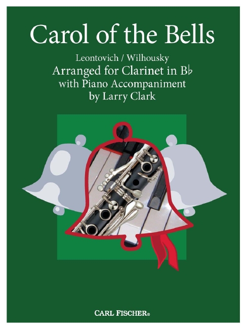 Carol of the Bells, for clarinet and piano, Score and parts