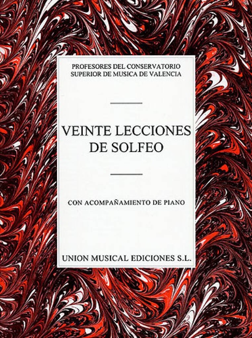 Veinte lecciones de solfeo, con acompañamiento de piano