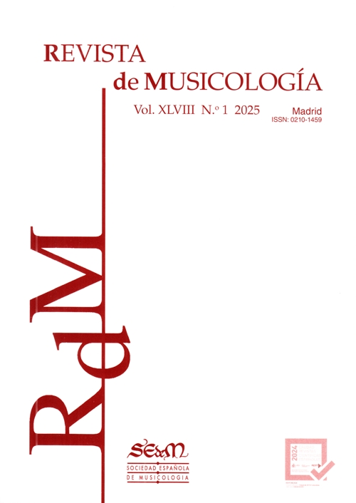 Revista de Musicología, vol. XLVIII, 2025, nº 1