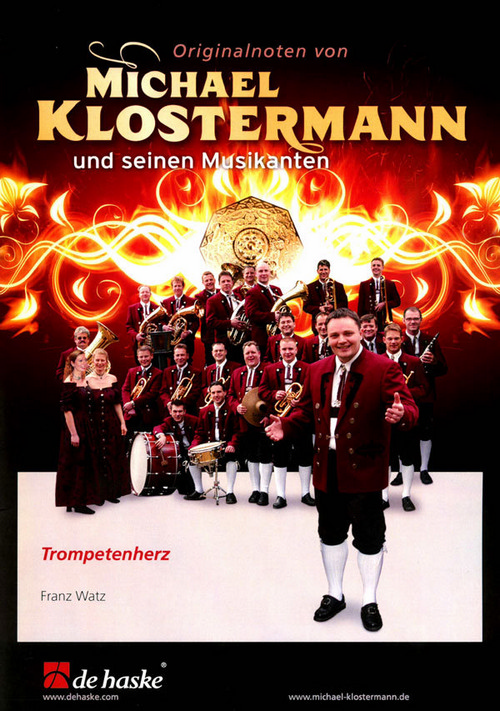 Trompetenherz: Trompeten-Duo, for Concert Band/Harmonie and Trumpet Solo, Score