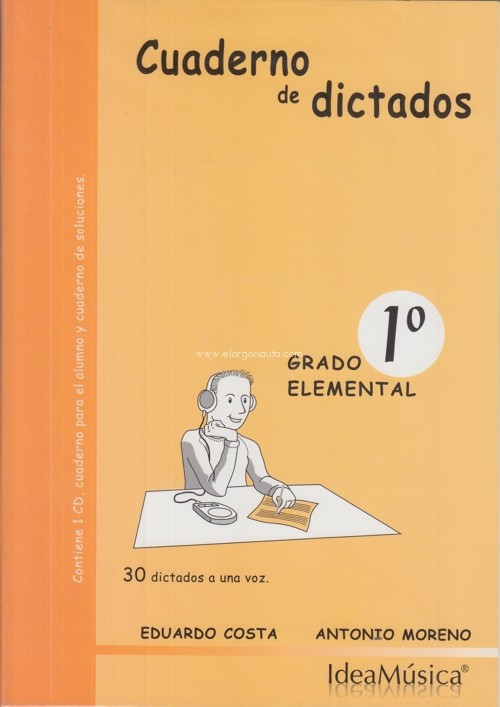 Cuaderno de dictados. Grado elemental. V.1. 13934