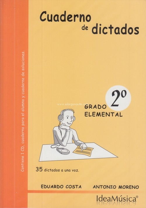 Cuaderno de dictados. Grado elemental. V.2. 13939