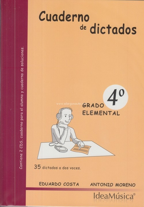 Cuaderno de dictados. Grado elemental. V.4. 13941