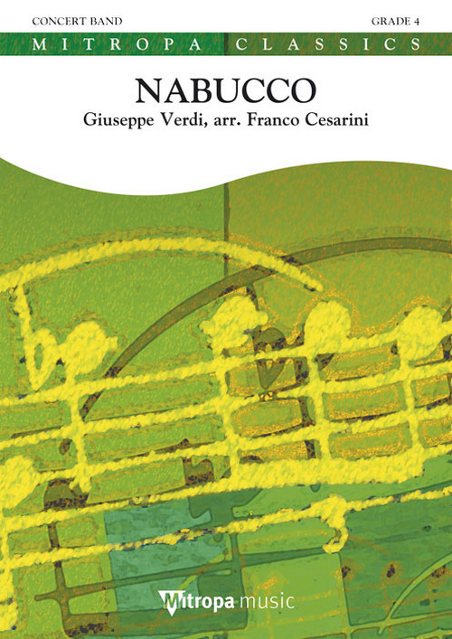 Nabucco, for Concert Band/Harmonie, Score. 9790035020128