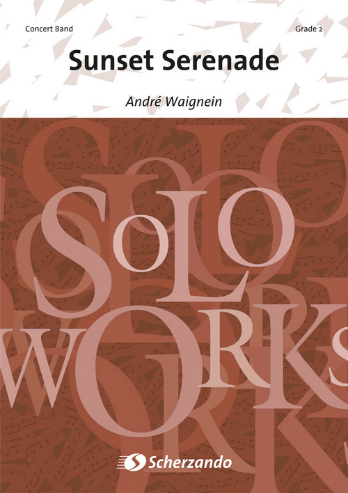 Sunset Serenade, for Concert Band/Harmonie and Flute Solo, Score