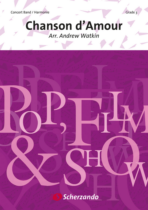 Chanson d'Amour, for Concert Band/Harmonie, Set