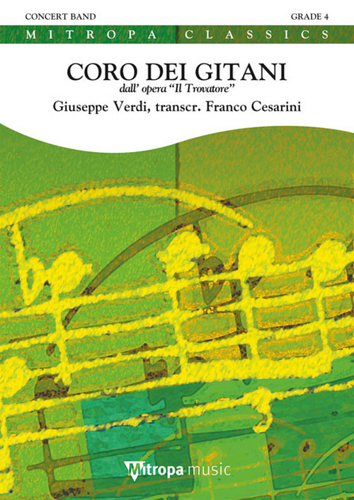 Coro dei Gitani: dall' opera , for Concert Band/Harmonie, Score