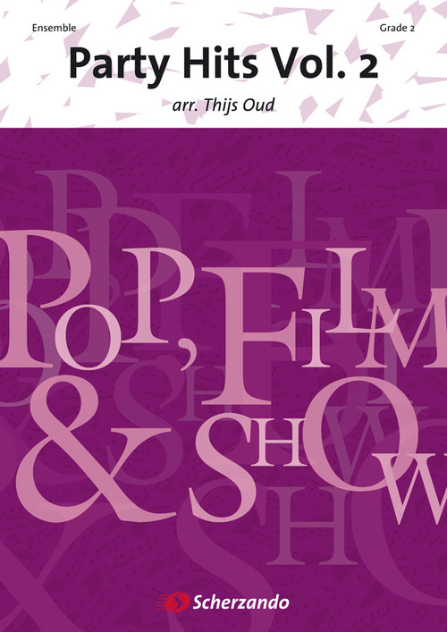 Party Hits Vol. 2, for 6-Part Flexible Ensemble and Percusion, Score