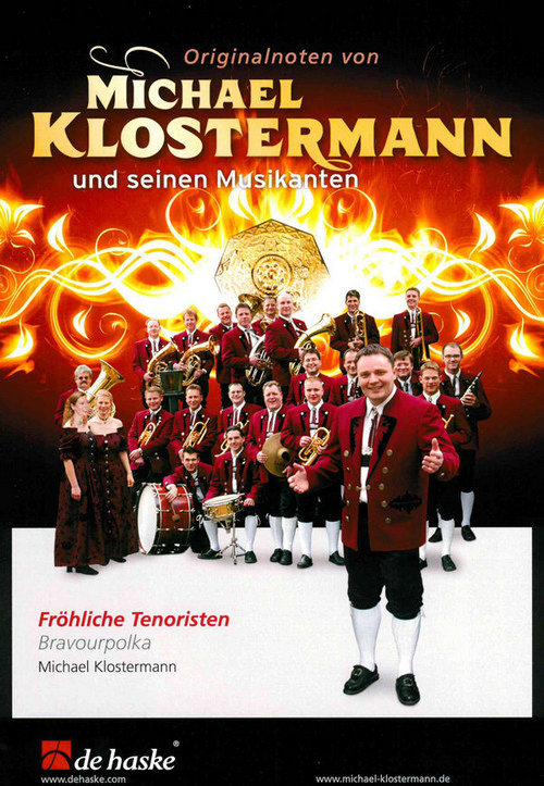Fröhliche Tenoristen: Bravourpolka - Solo für 2 Tenorhörner und Blasorchester, for Concert Band/Harmonie, Set