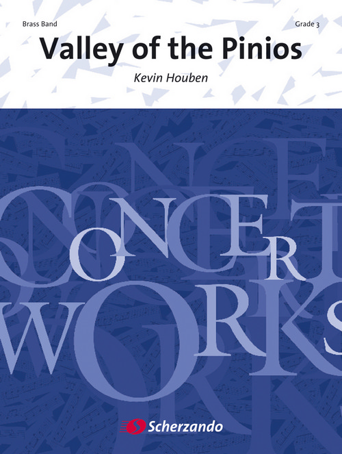 Valley of the Pinios, for Brass Band, Score