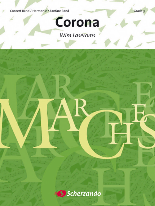 Corona, for Concert Band/Harmonie and Double Bass, Score