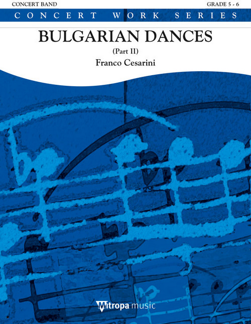 Bulgarian Dances (part II), for Concert Band/Harmonie, Score. 9790035224830