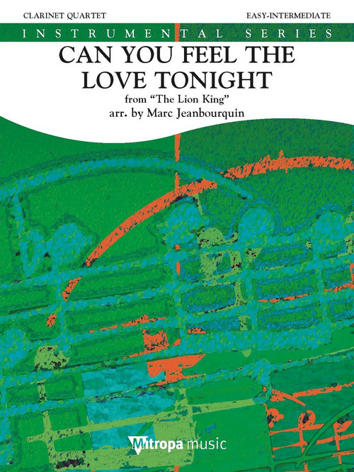 Can You Feel the Love Tonight: from The Lion King, for Clarinet Quartet, Set