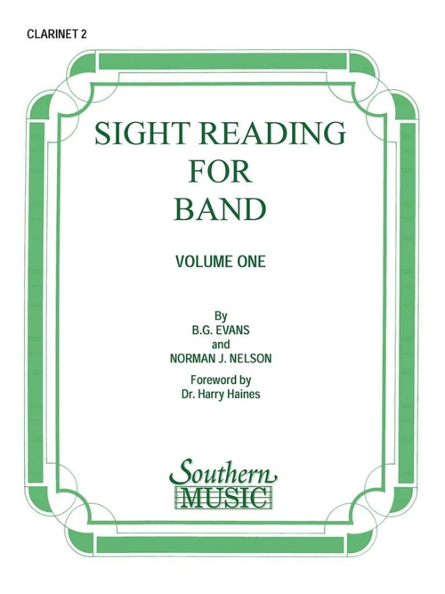 Sight Reading for Band, Clarinet 2, vol. 1